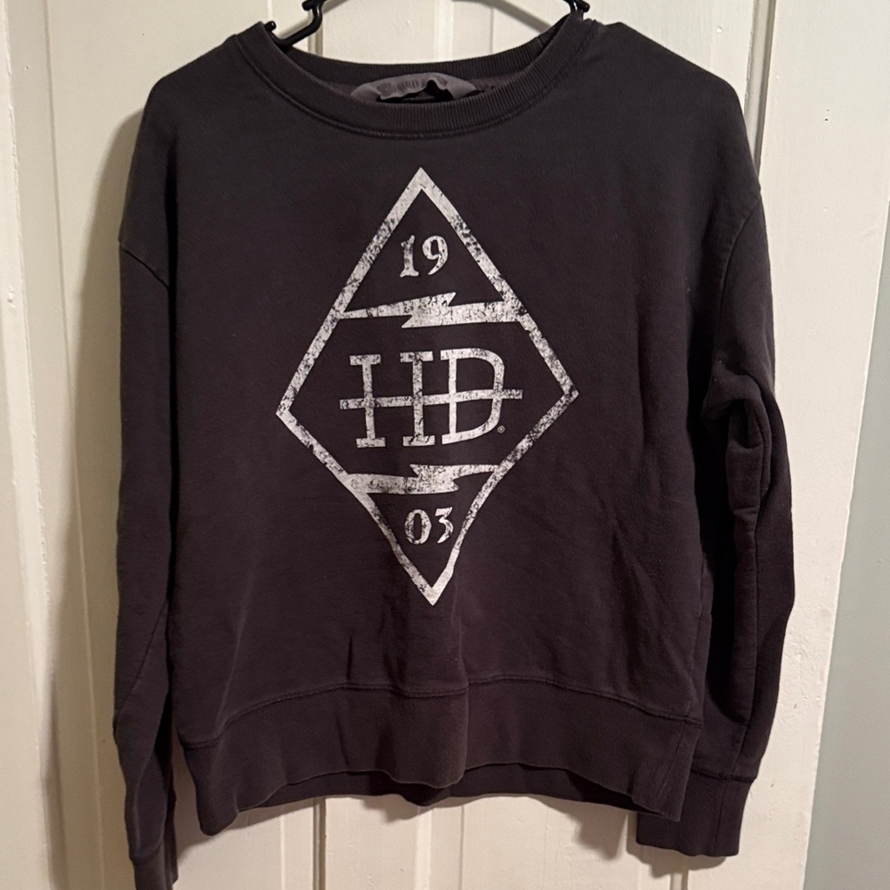 Harley-Davidson Black Graphic Sweatshirt